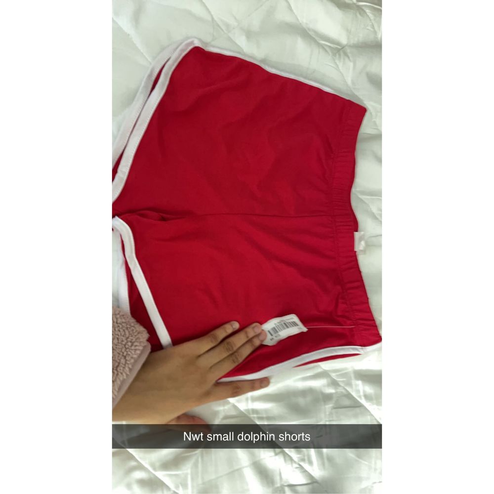 Red shorts